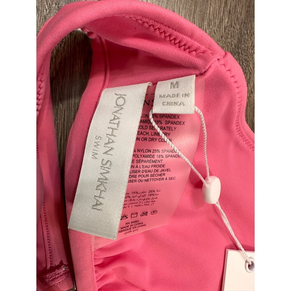 Jonathan Simkhai Harlen Strappy Bikini Top NWT M - Picture 6 of 12
